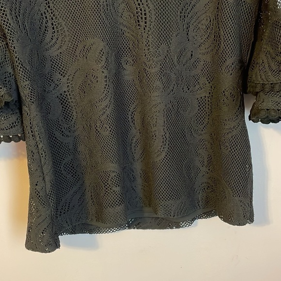 Lilly Pulitzer LIANA TOP IN COCONUT JELLYFISH CRITTER CROCHET Black size XS - Picture 12 of 16